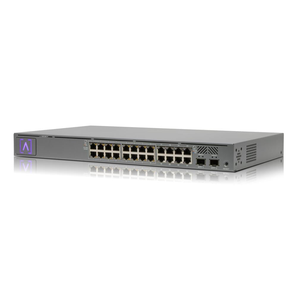 ALTA LABS NETSKIPTIR 24 x GbE með 16 x PoE+ og 2 x SFP+ L2