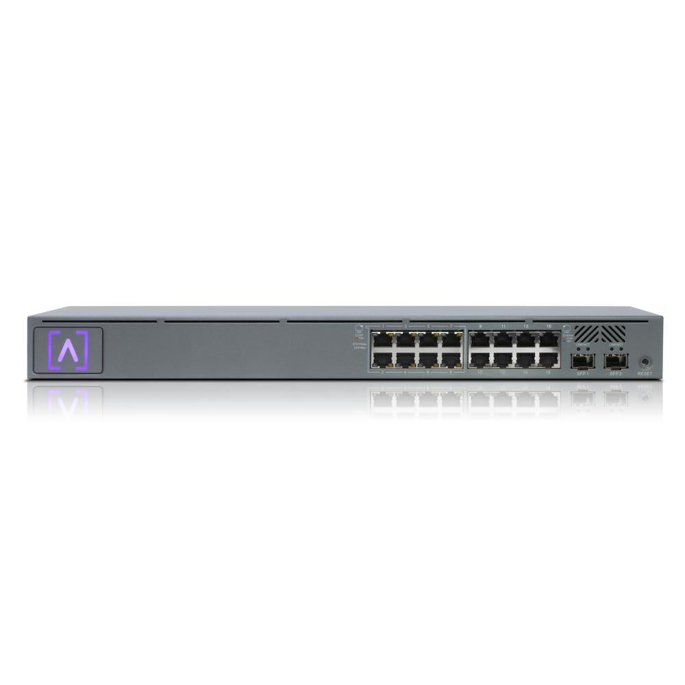 ALTA LABS NETSKIPTIR 16 x GbE með 8 x PoE+ og 2 x SFP L2