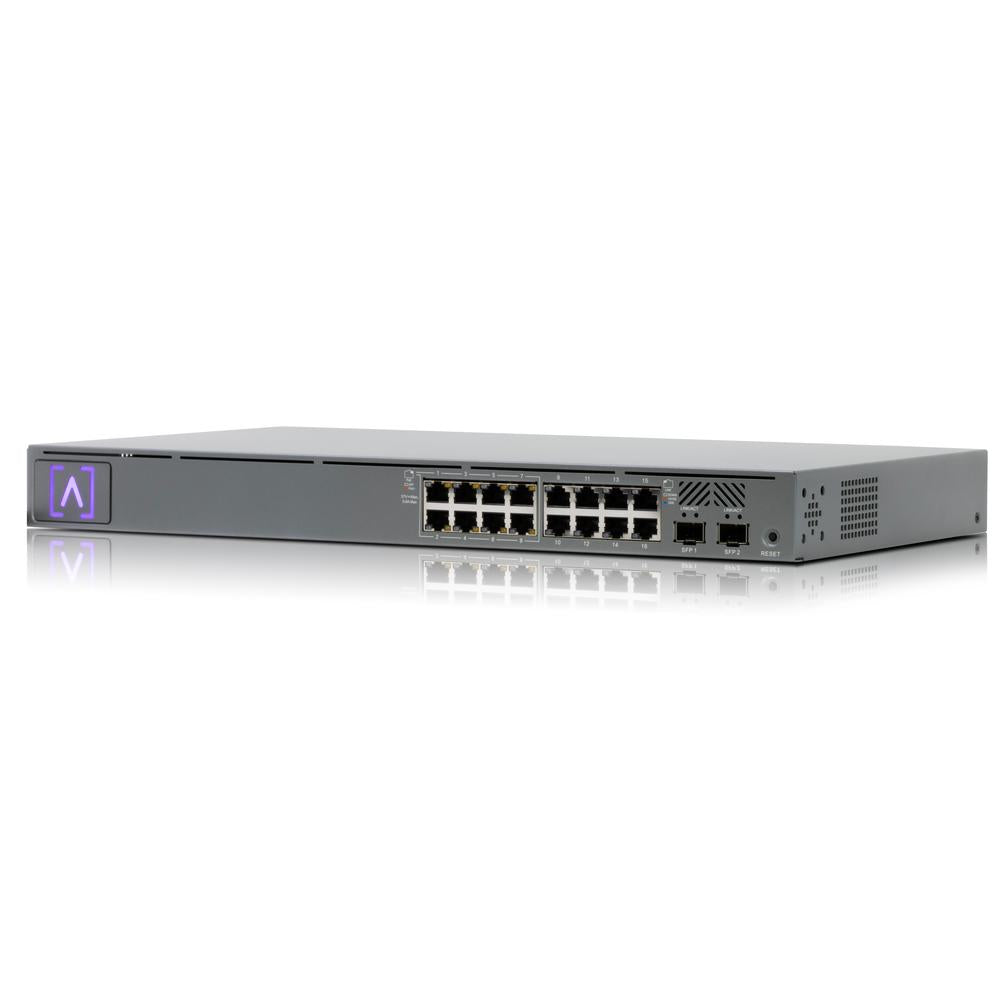 ALTA LABS NETSKIPTIR 16 x GbE með 8 x PoE+ og 2 x SFP L2