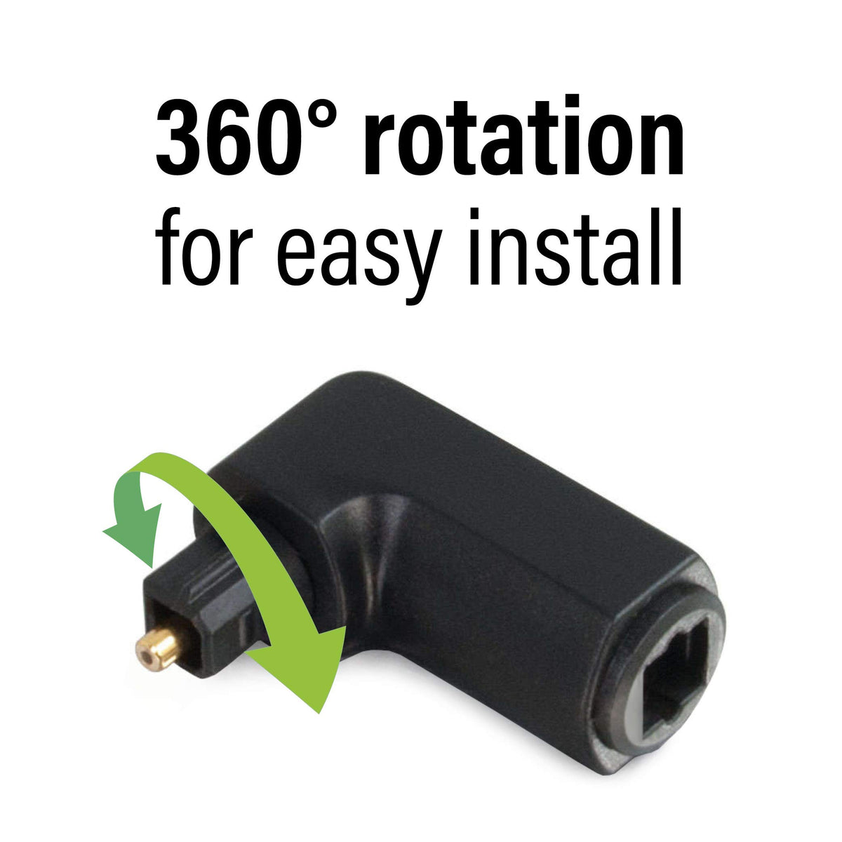 LEGRAND - Optical Audio 90° Millistykki