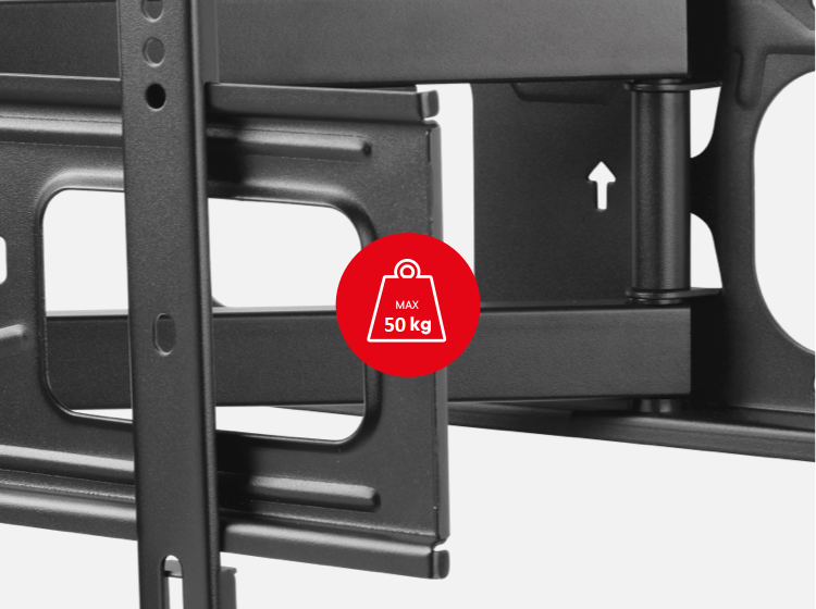 Veggfesting - One For All með armi 32-65&quot; 400x400m 50KG