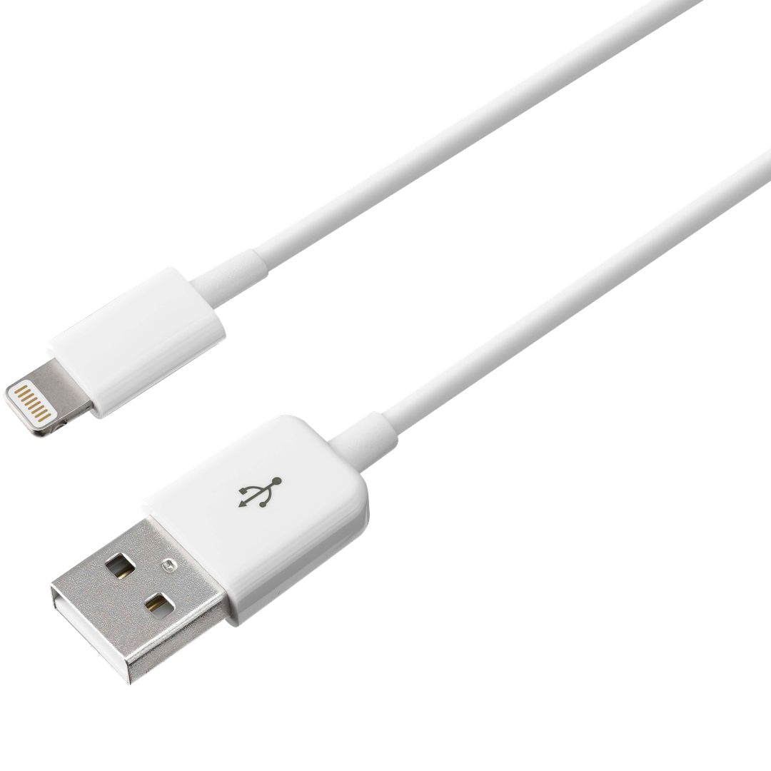 Sandström USB A í Lightning f. Apple 3.0M
