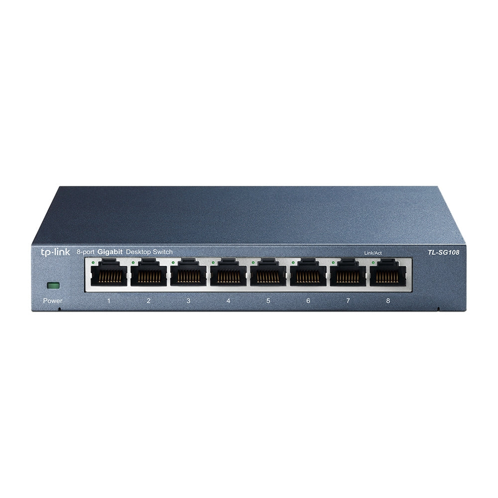 TP Link - 8 Port 10/100/1000 Switch