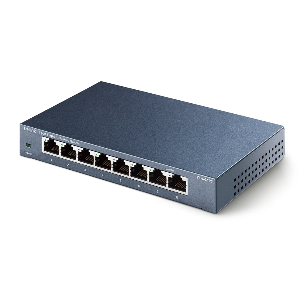 TP Link - 8 Port 10/100/1000 Switch