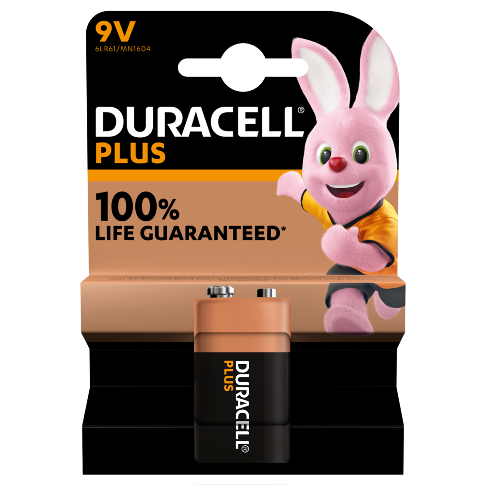 Rafhlaða - Duracell Plus 9V